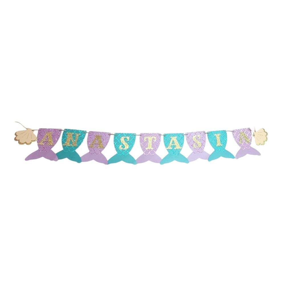 Anastasia mermaid name banner